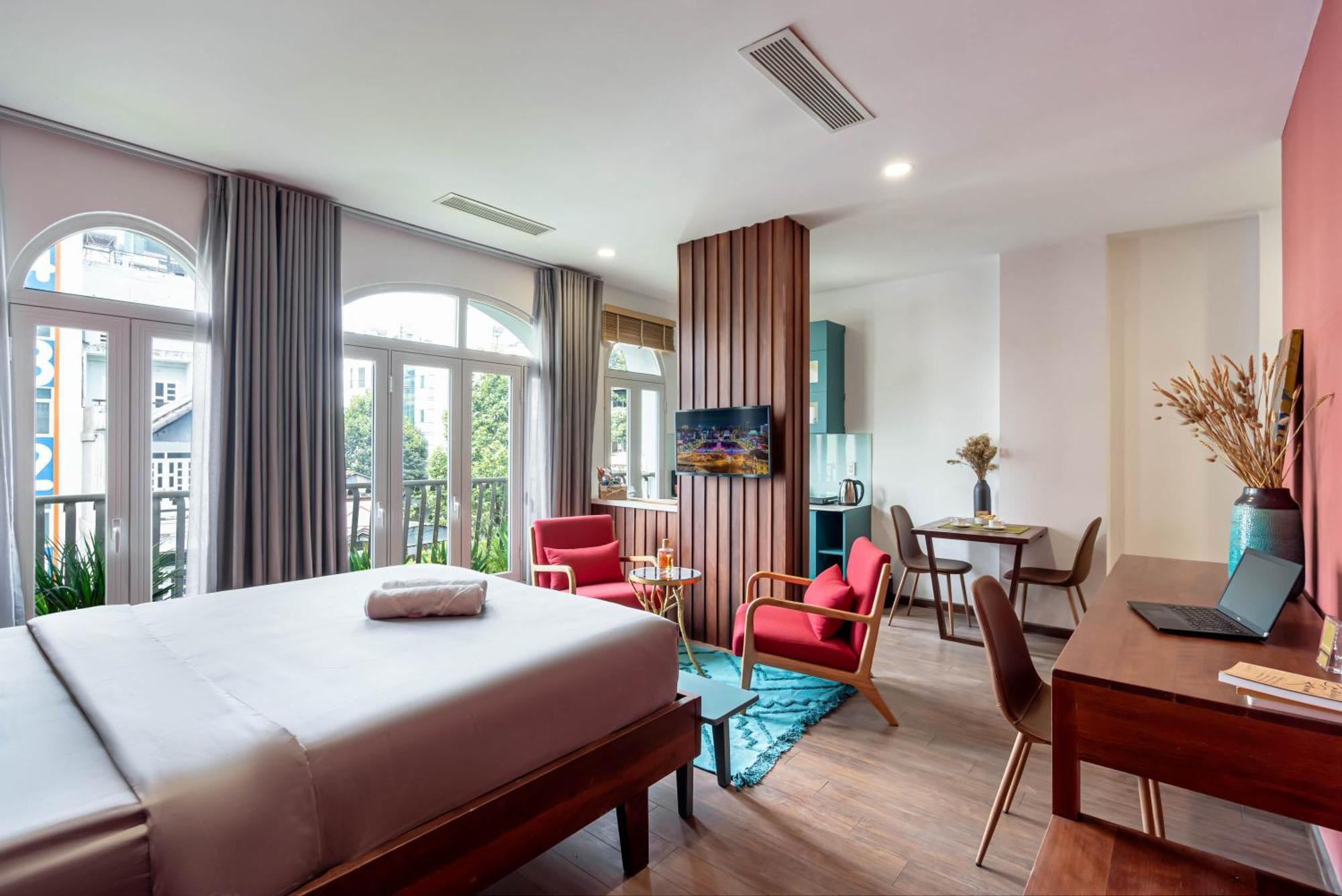 Mersey Central Saigon Apart'Hotel Ho-Chi-Minh-Stadt Exterior foto